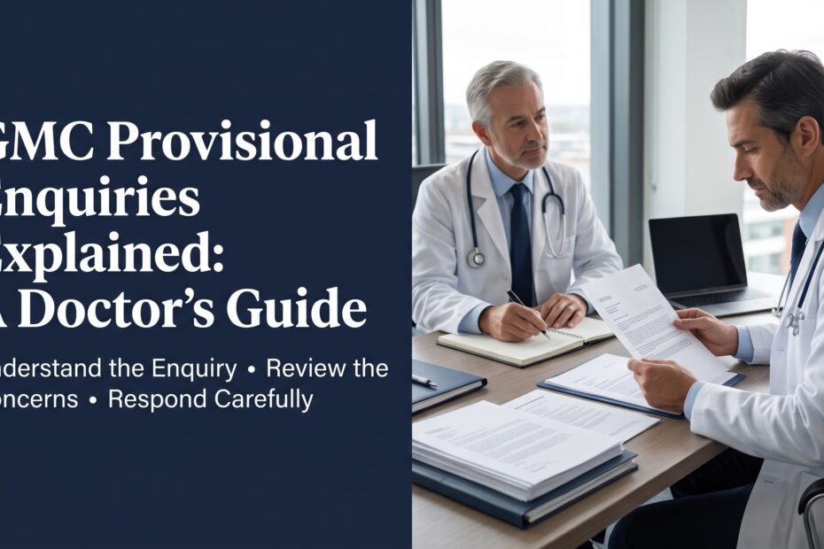 GMC Provisional Enquiries Explained: A Doctor's Guide