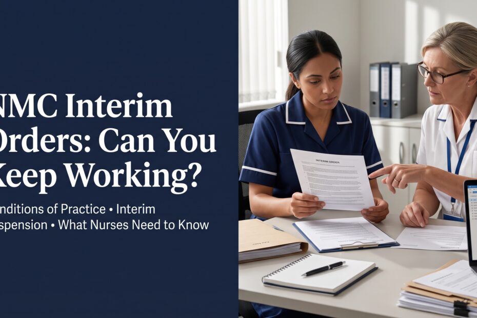 NMC Interim Orders: Can You Keep Working?