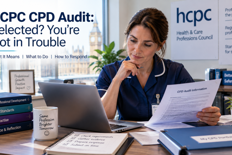 HCPC CPD Audit: Selected? You're Not in Trouble