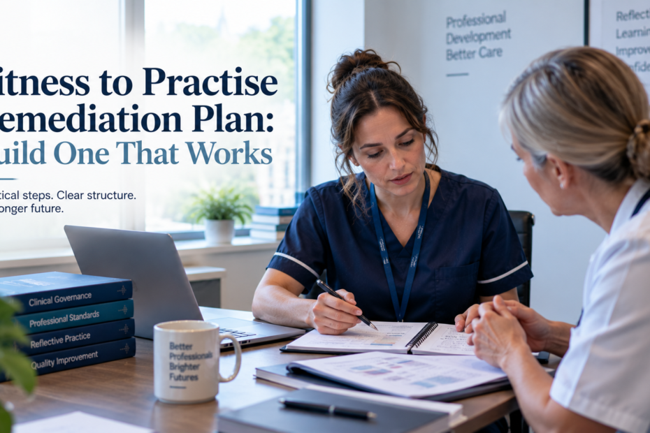 Fitness to Practise Remediation Plan: Build One That Works